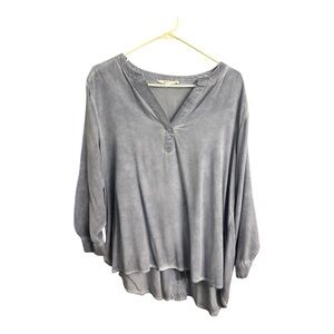 Elegant Grey Women's Top